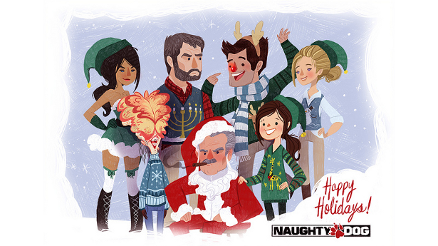 Новогоднее поздравление от Naughty Dog!