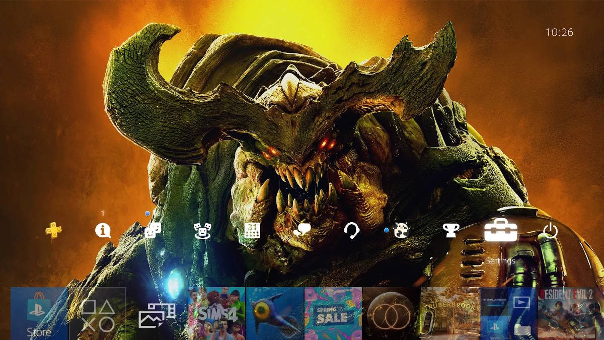 DOOM PS Plus Theme