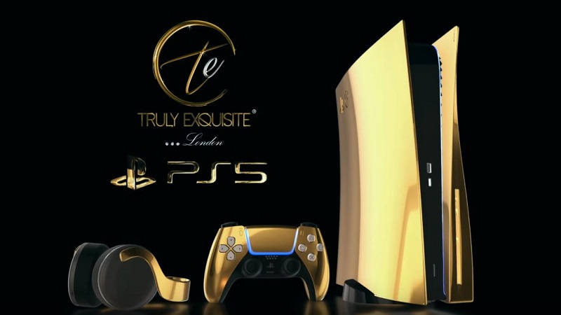 PlayStation 5 из золота и платины