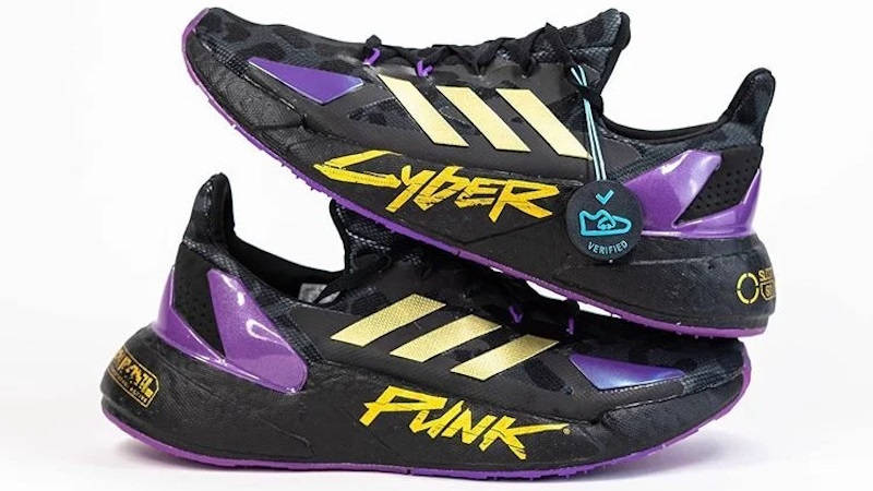 Кроссовки Adidas в стиле Cyberpunk 2077