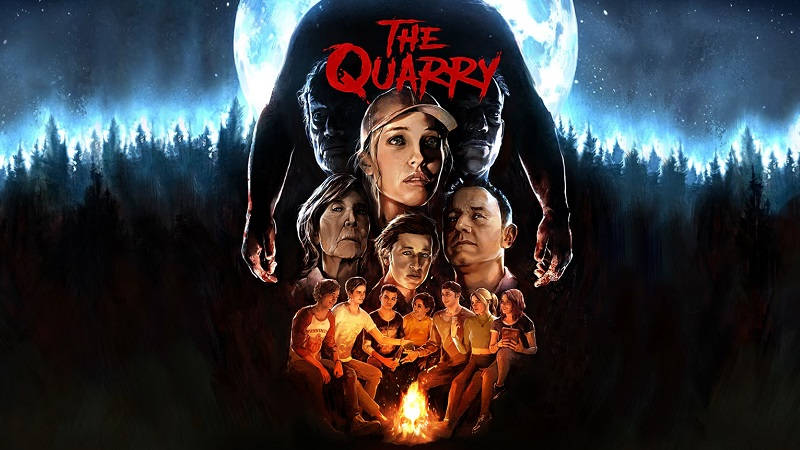 Релизный трейлер к выходу кинематографического хоррора The Quarry на PS4 и PS5
